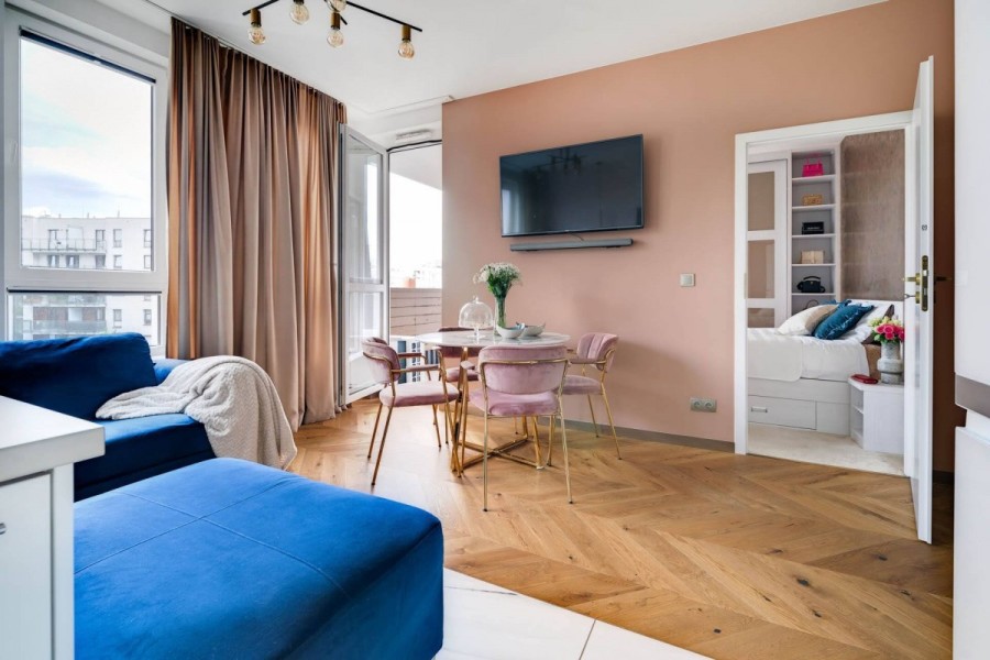 Warszawa, Ursynów, Kłobucka, Nowoczesny apartament u styku Mokotowa