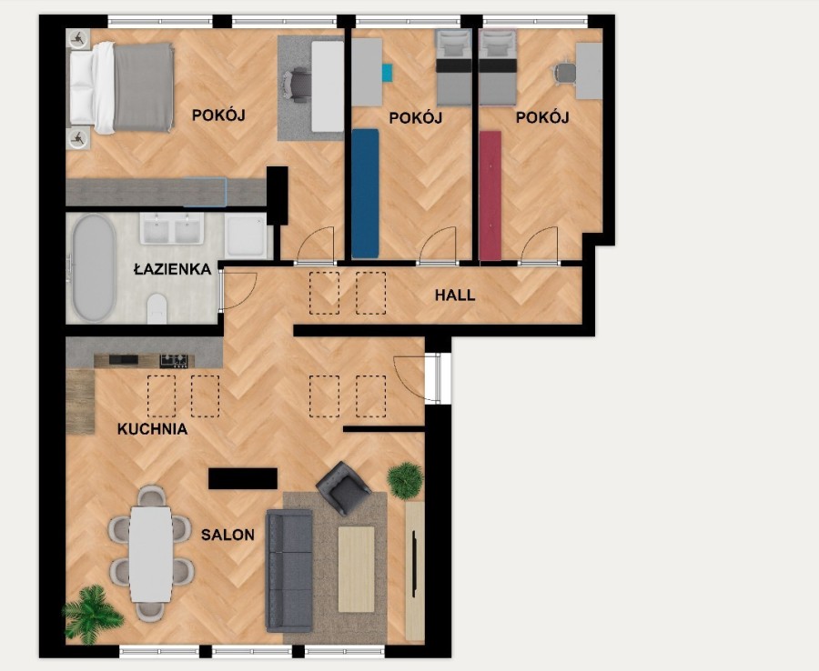 Warszawa, Praga-Południe Saska Kępa, Saska, Apartament w kamienicy | 92 m2 | Stara Saska Kępa