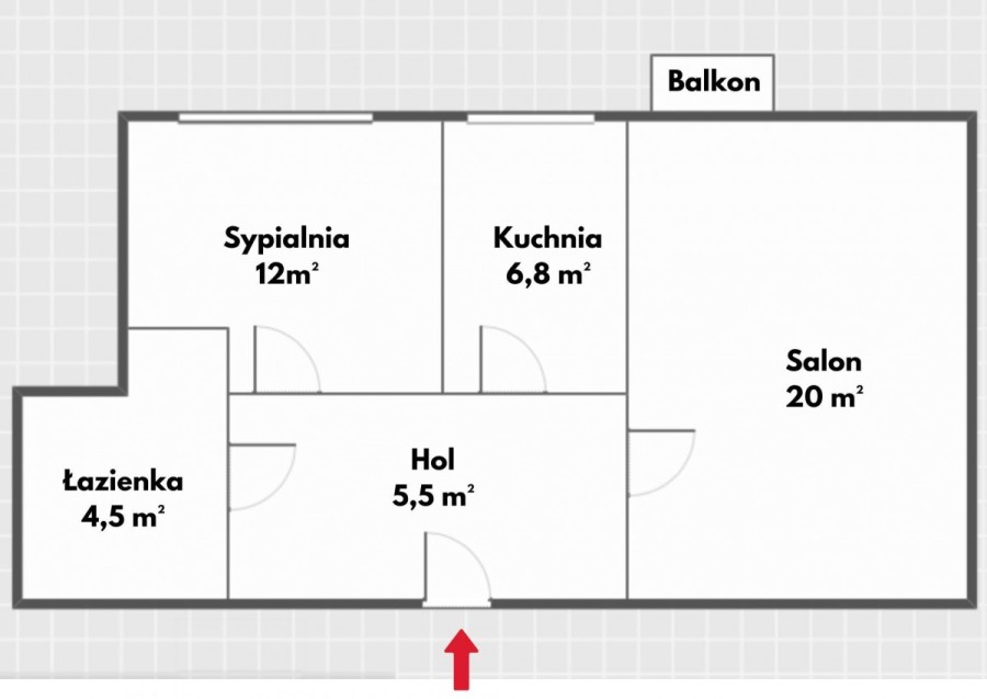 Warszawa, Mokotów Służew, Łukowa, Mieszkanie 48m, 2-pok przy Dolinie Służewieckiej