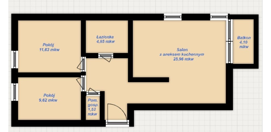 Warszawa, Wawer Marysin Wawerski, Bluszczowa, Atrakcyjny 3-pokojowy apartament na os Bluszczowa