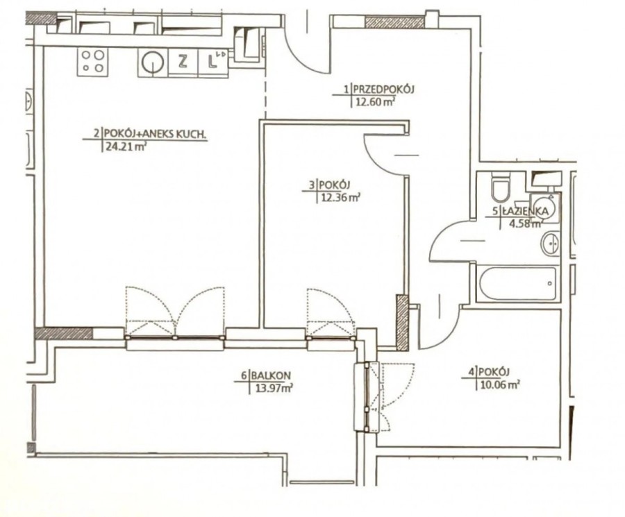 Warszawa, Wilanów, Adama Branickiego, 3 pokoje/ gotowe do wejścia/loggia 14 m2