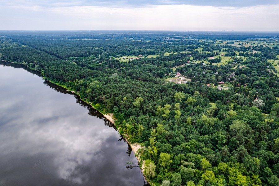 powiat legionowski, Sikory, Główna, Zaciszna działka z domkim letniskowym i ogrodem