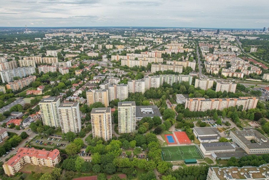 Warszawa, Bielany Chomiczówka, Marii Dąbrowskiej, Trzypokojowe mieszkanie na zielonej Chomiczówce