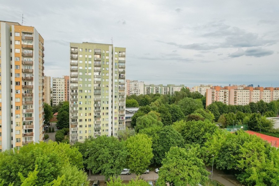 Warszawa, Bielany Chomiczówka, Marii Dąbrowskiej, Trzypokojowe mieszkanie na zielonej Chomiczówce