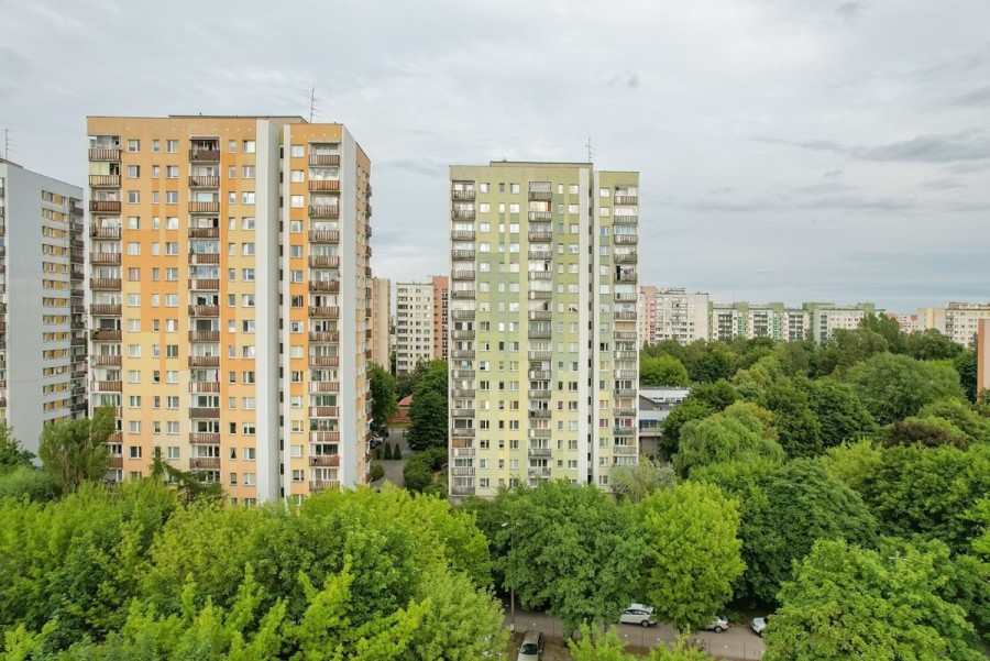 Warszawa, Bielany Chomiczówka, Marii Dąbrowskiej, Trzypokojowe mieszkanie na zielonej Chomiczówce