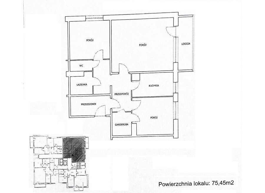 Warszawa, Bielany, Hansa Christiana Andersena, MIESZKANIE 3 POKOJE, 75,45m², BIELANY