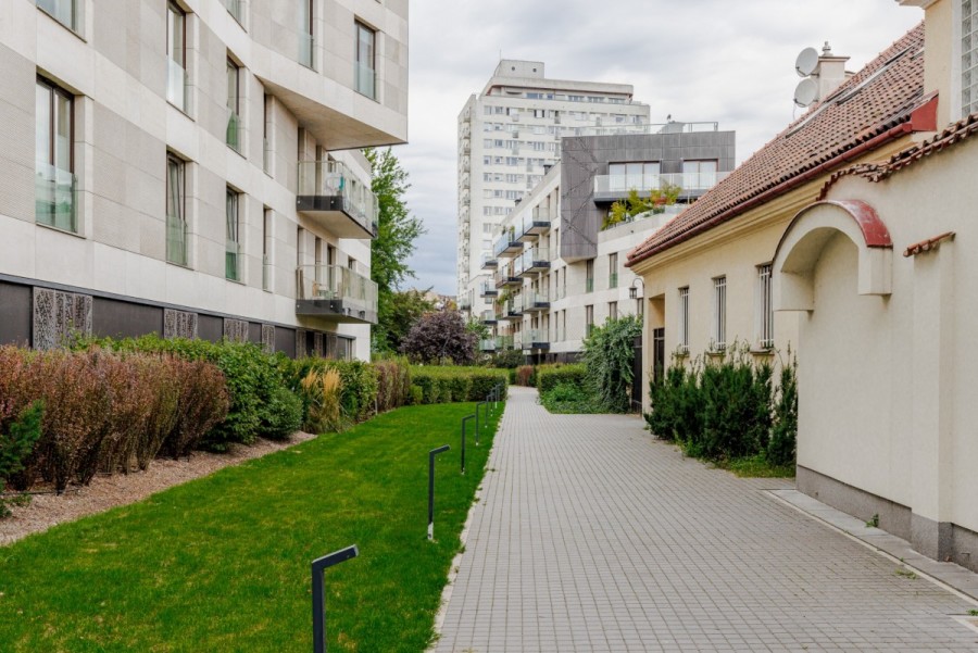 Warszawa, Śródmieście, Wilanowska, New Studio apartment in Powiśle with a nice view