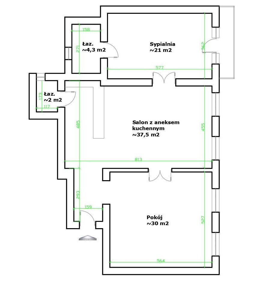 Warszawa, Śródmieście, Bracka, Apartament w kamienicy przy Brackiej